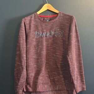 Maroon Crewneck Sweater for Men